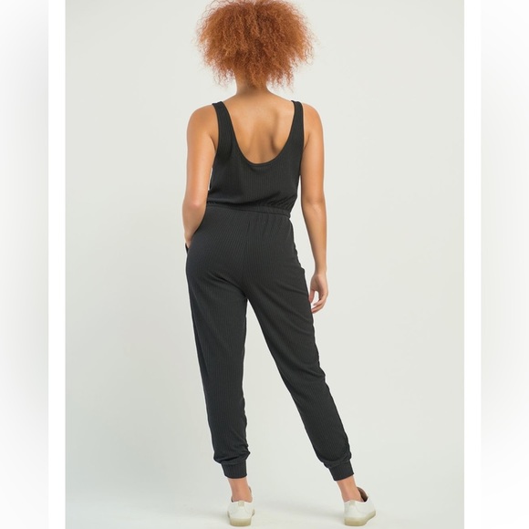 DEX Ribbed Jumpsuit - Picture 2 of 4